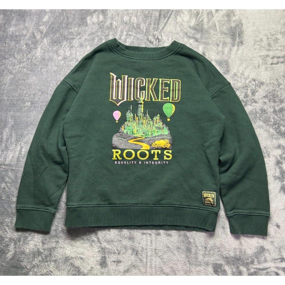 ROOTS x WICKED OZ Crewneck Youth XXL (13-14)  Adult M Canada Limited Edition